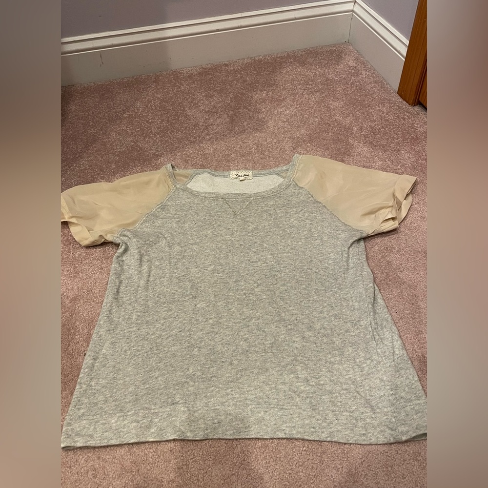 Anthropologie Lili's Closet Mixed Media Tee